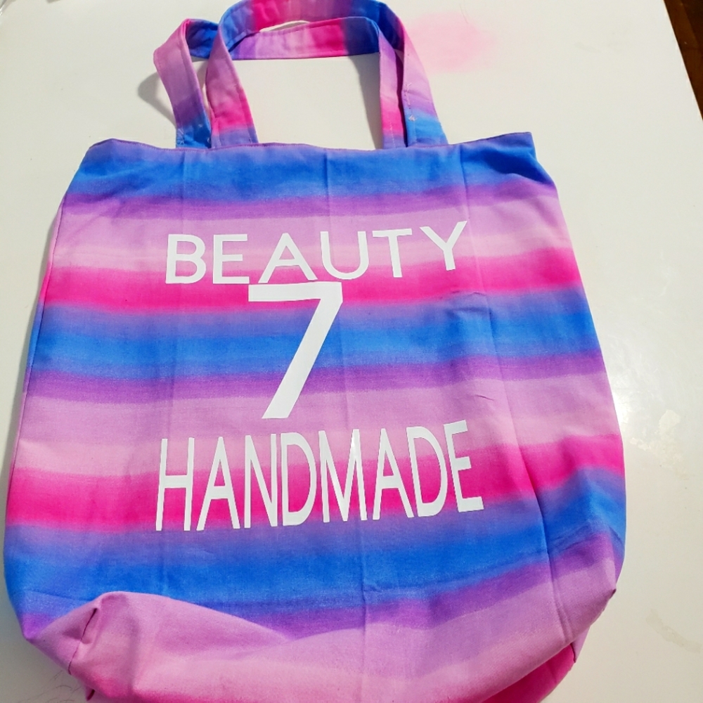Beauty7 handmade tote bag